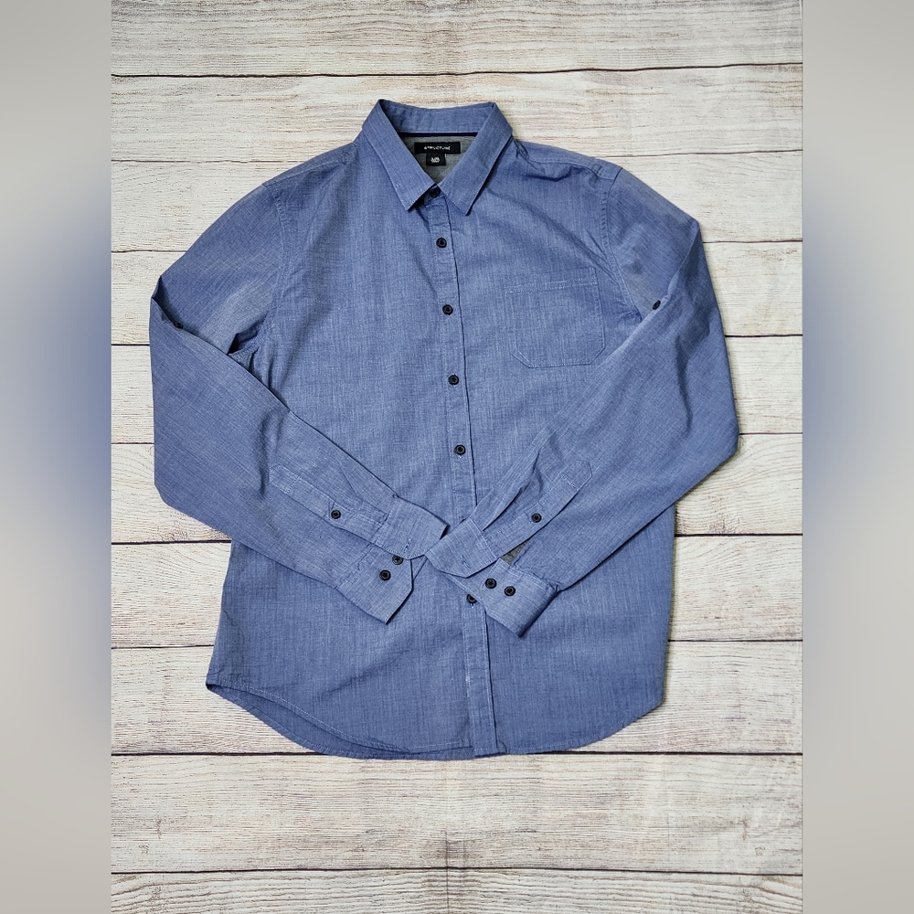 Structure Mens Button Down Shirt - image 1